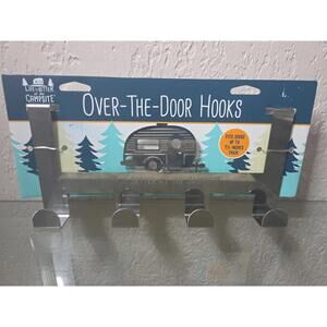 Life is Better at the Campsite Over-the-Door Hooks Shiny VTG Camper Bling Bling